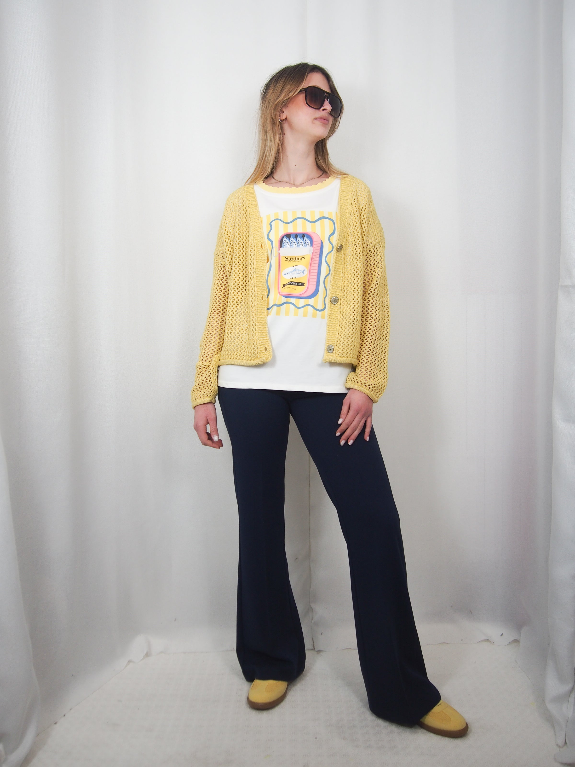 Cardigan traforato