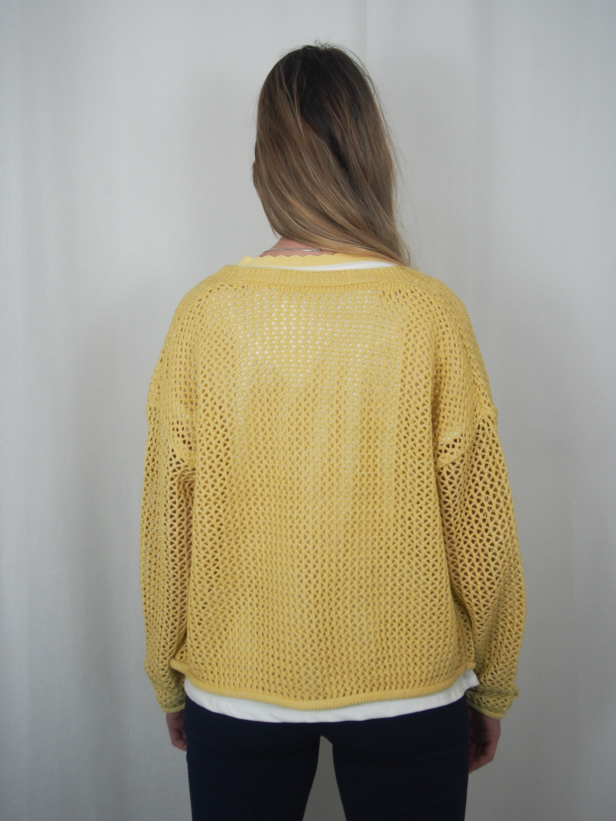 Cardigan traforato