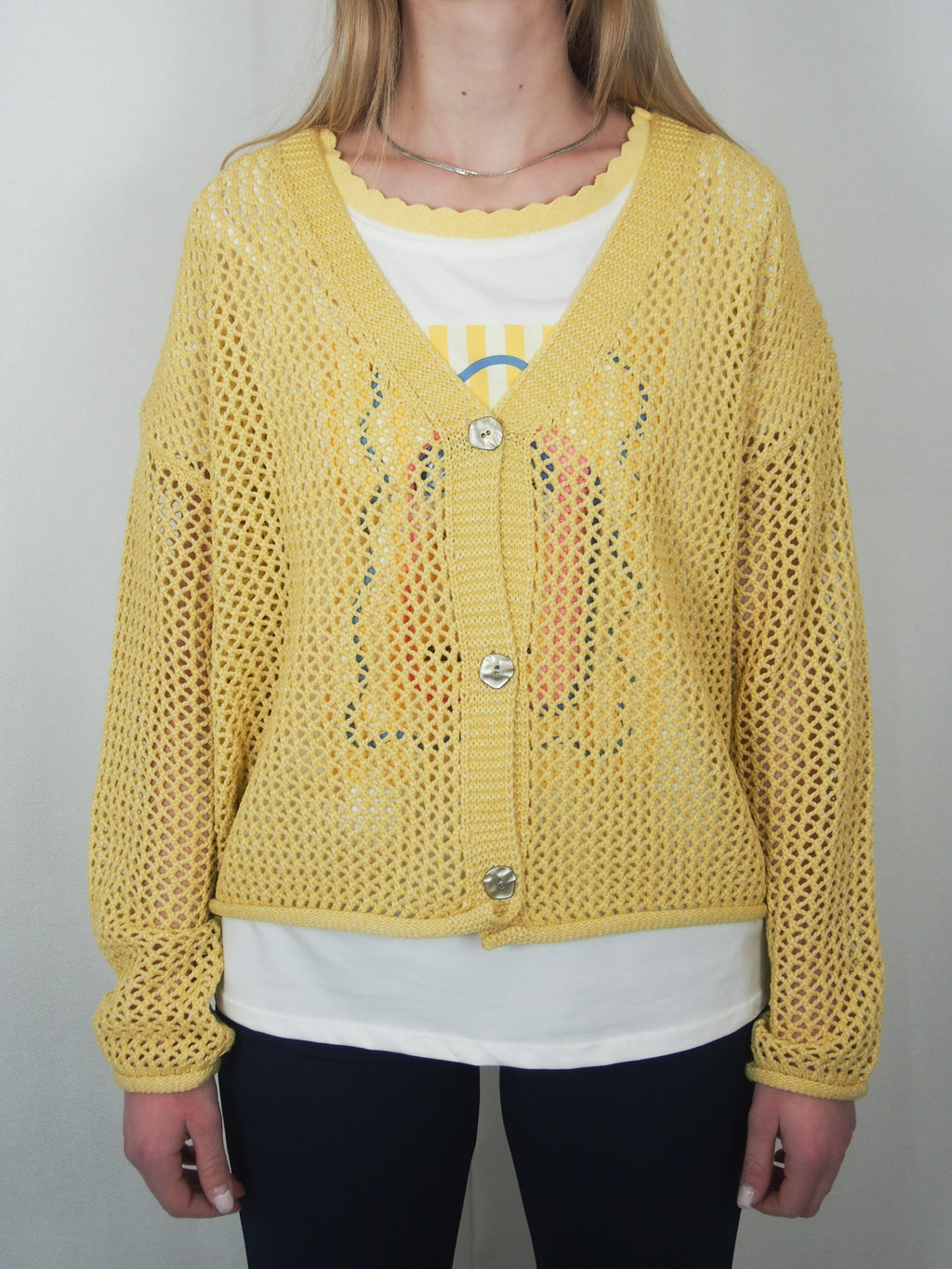 Cardigan traforato