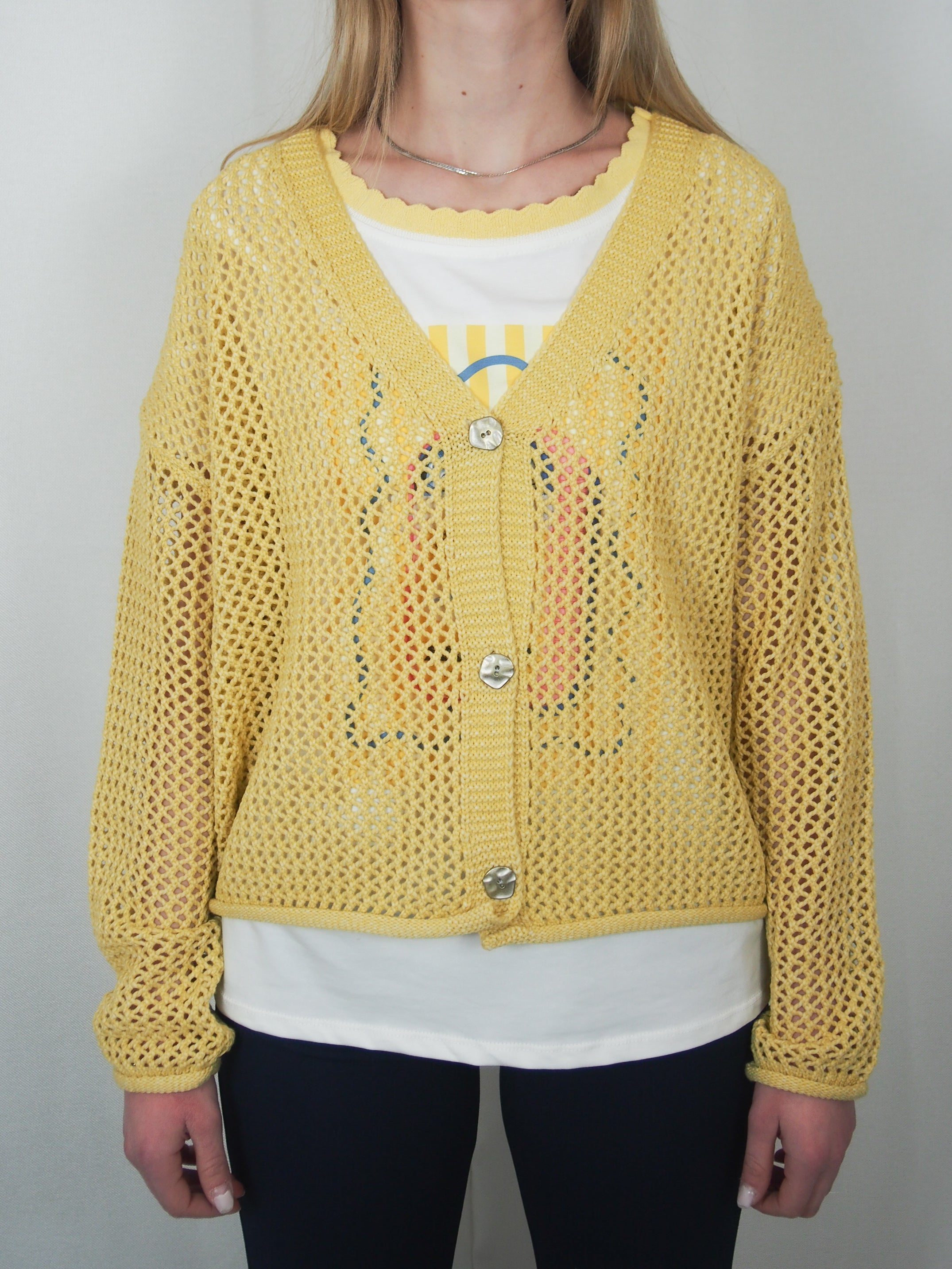 Cardigan traforato