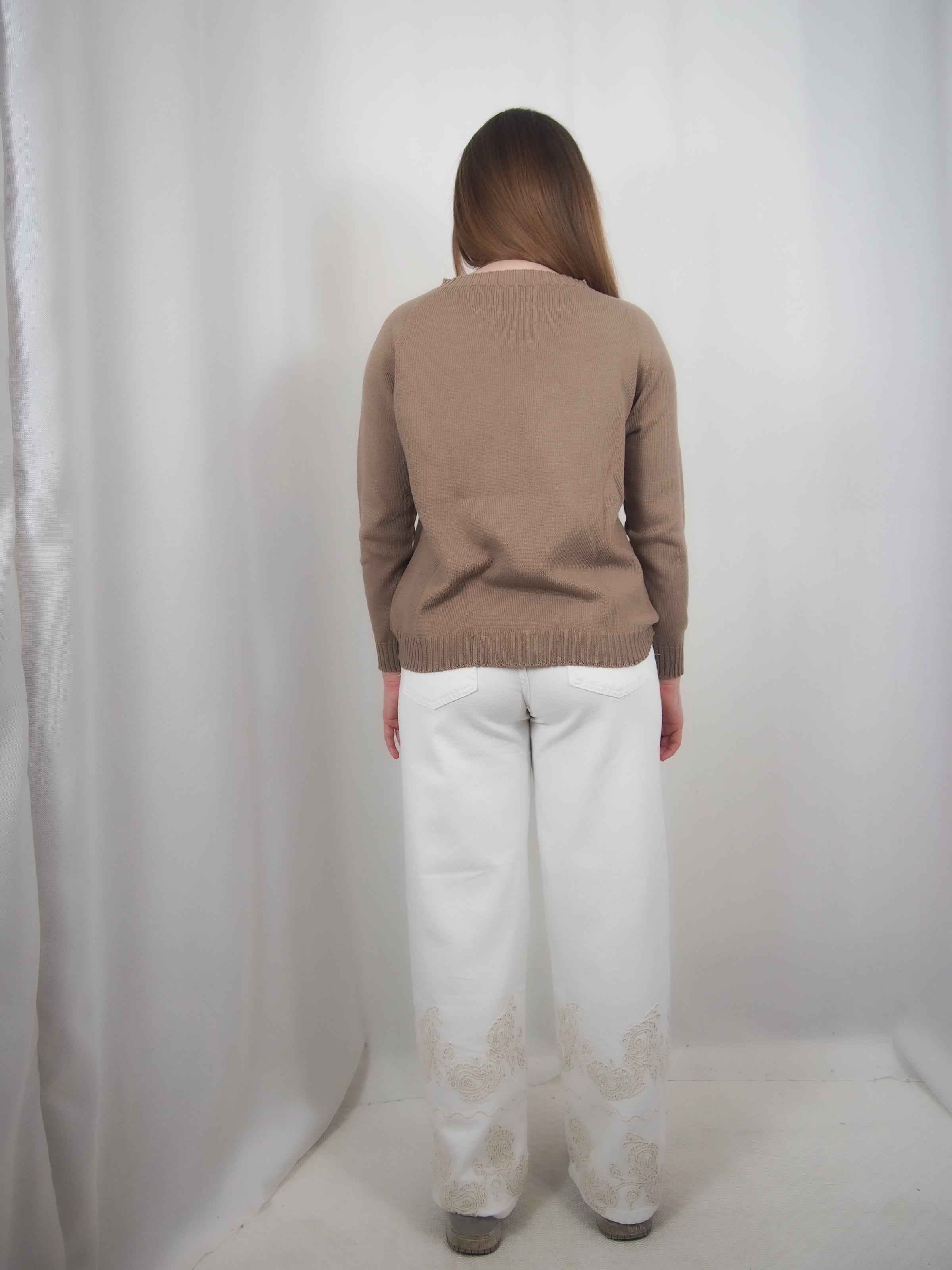 Pullover con losanghe