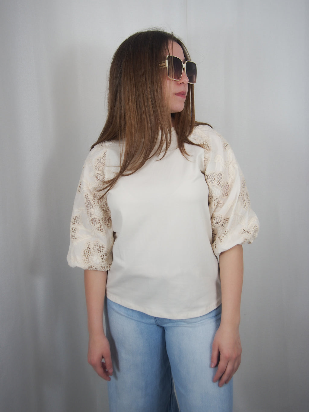 T-Shirt manica sbuffo