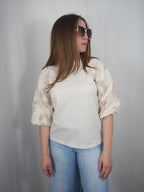 T-Shirt manica sbuffo