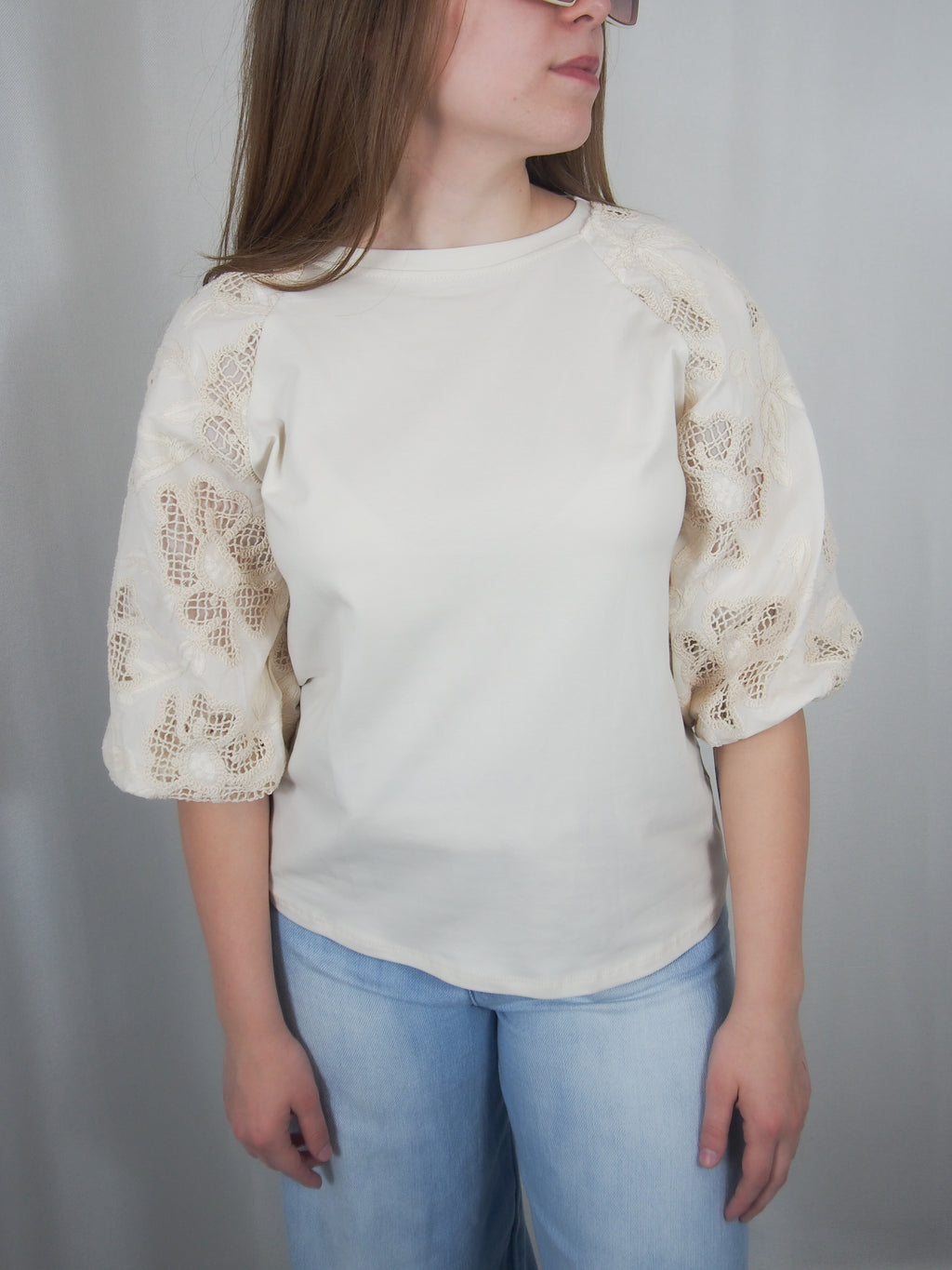 T-Shirt manica sbuffo