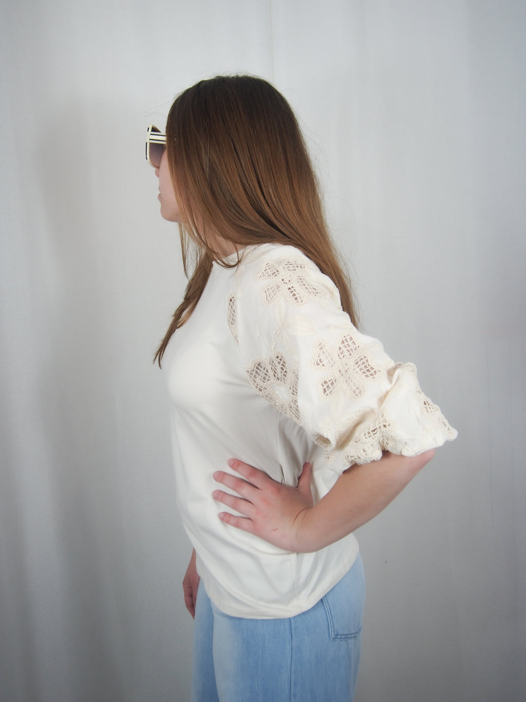 T-Shirt manica sbuffo