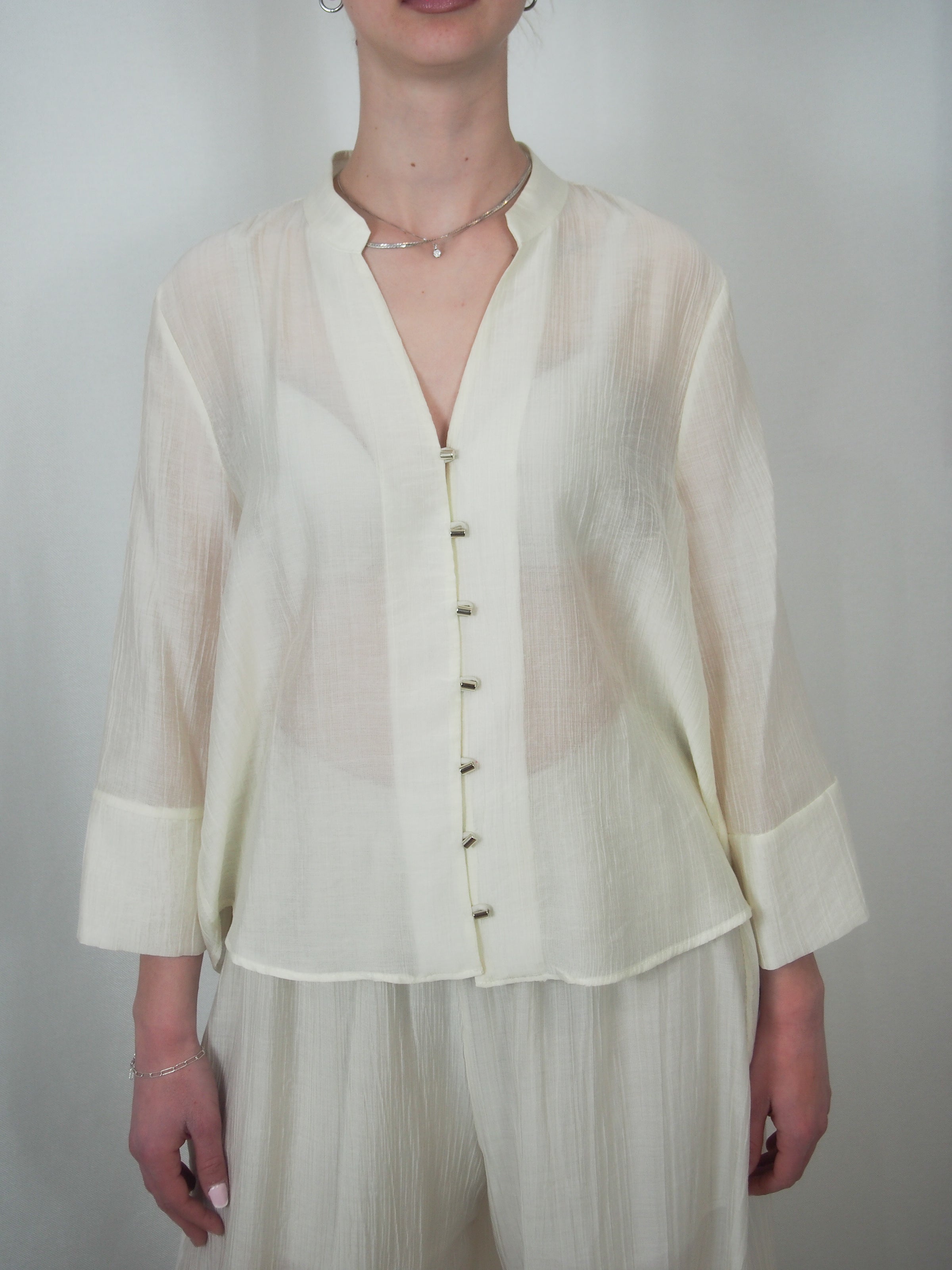Camicia Bottoni Geometrici