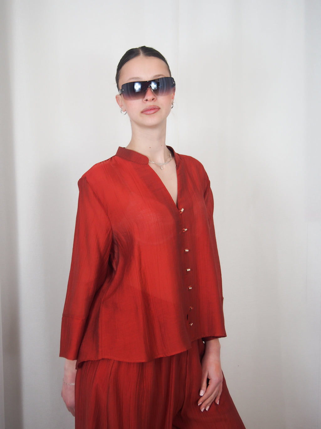 Camicia Bottoni Geometrici