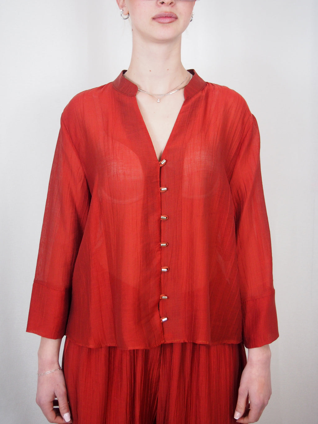 Camicia Bottoni Geometrici