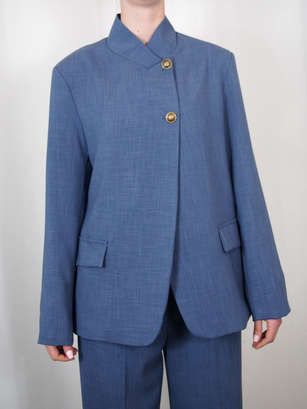 Blazer collo alla coreana