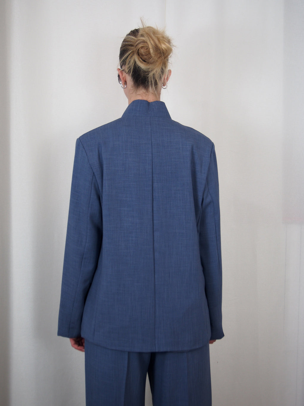 Blazer collo alla coreana