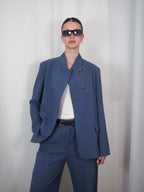 Blazer collo alla coreana