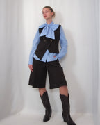 GILET ASIMMETRICO DOPPIOPETTO "COCO CHIC"