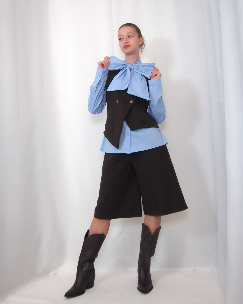 GILET ASIMMETRICO DOPPIOPETTO "COCO CHIC"