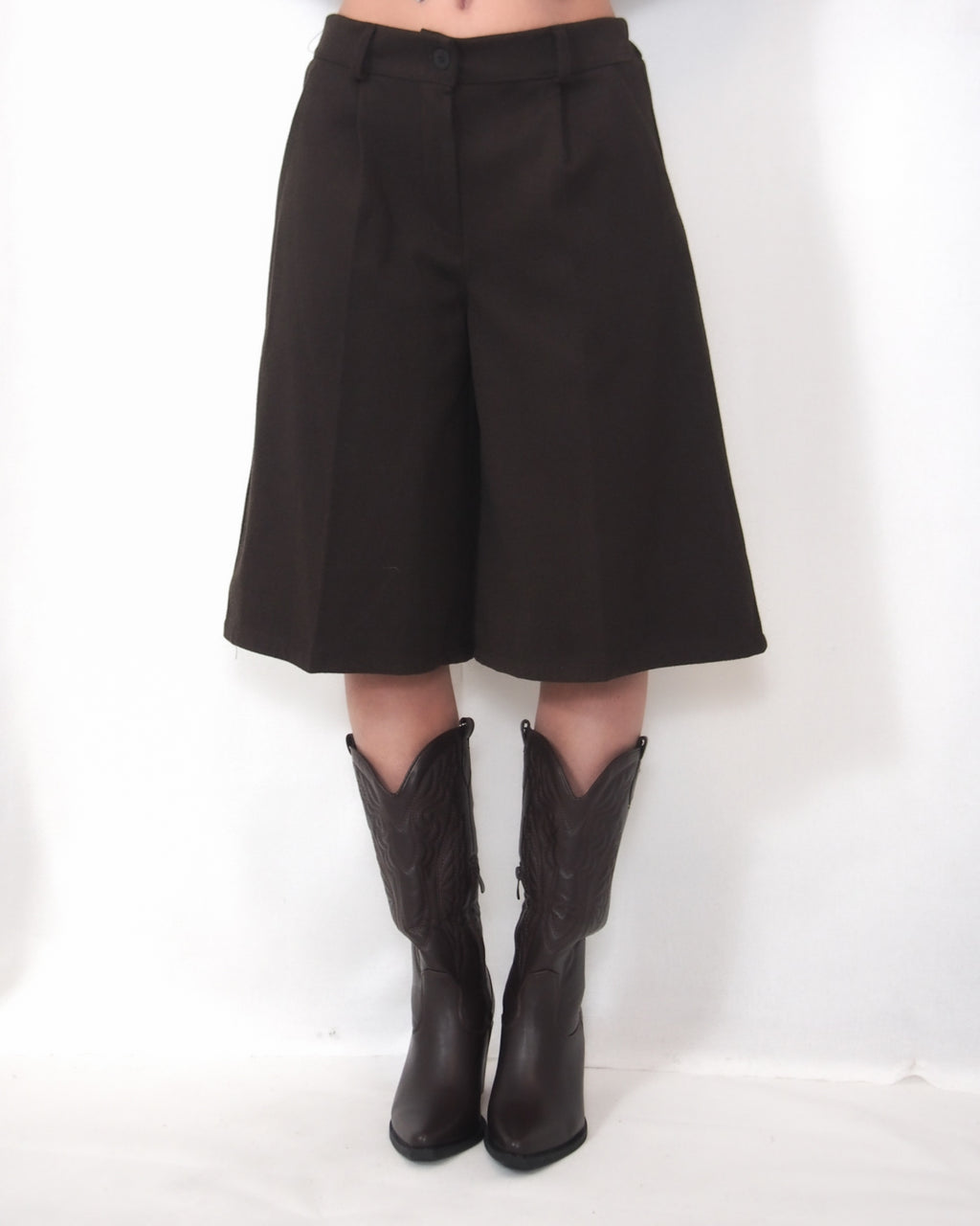 SHORTS/BERMUDA INVERNALI "BROWN"