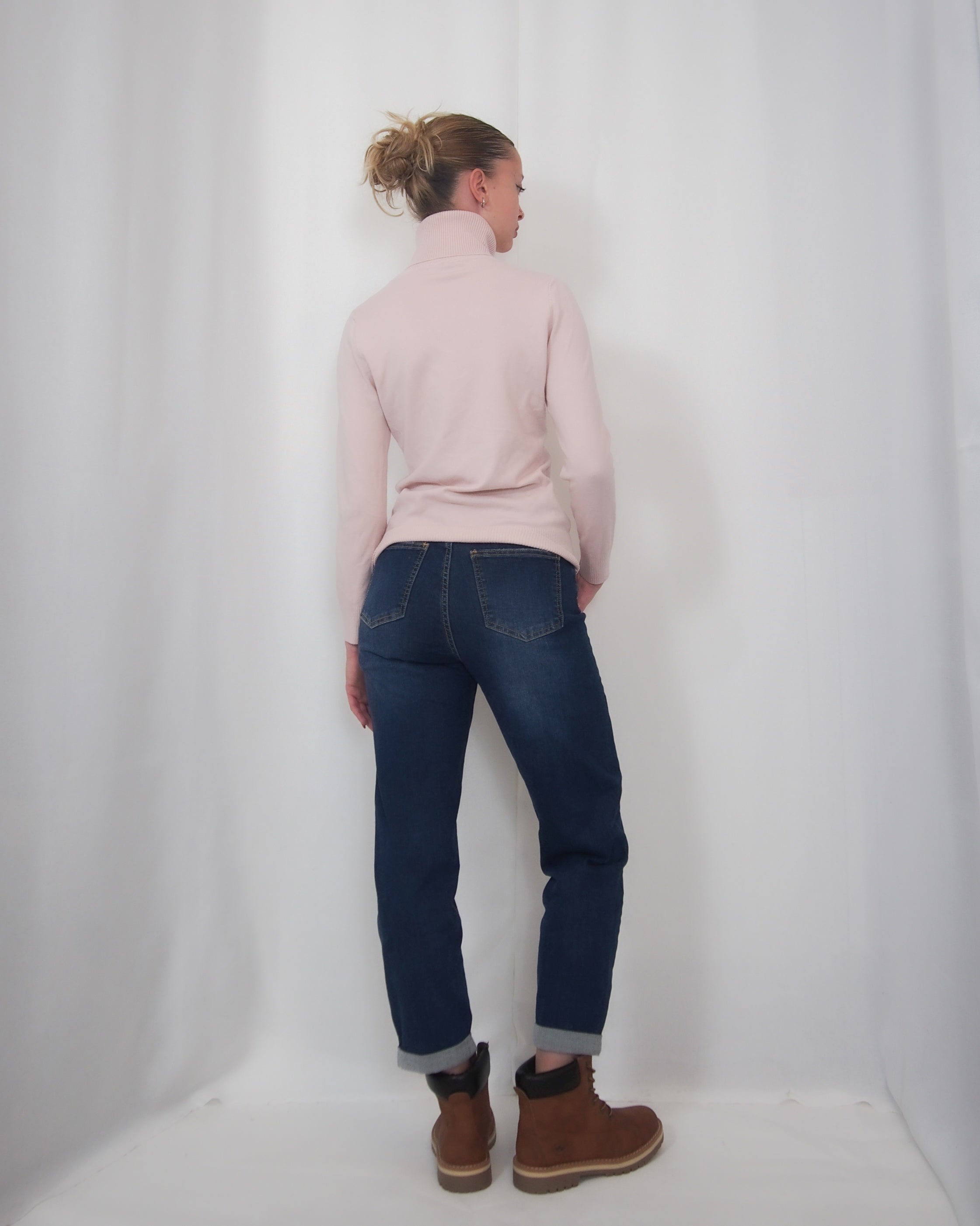 JEANS BARREL BLU END BLAK