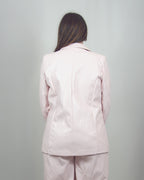 Blazer in ecopelle "pink"