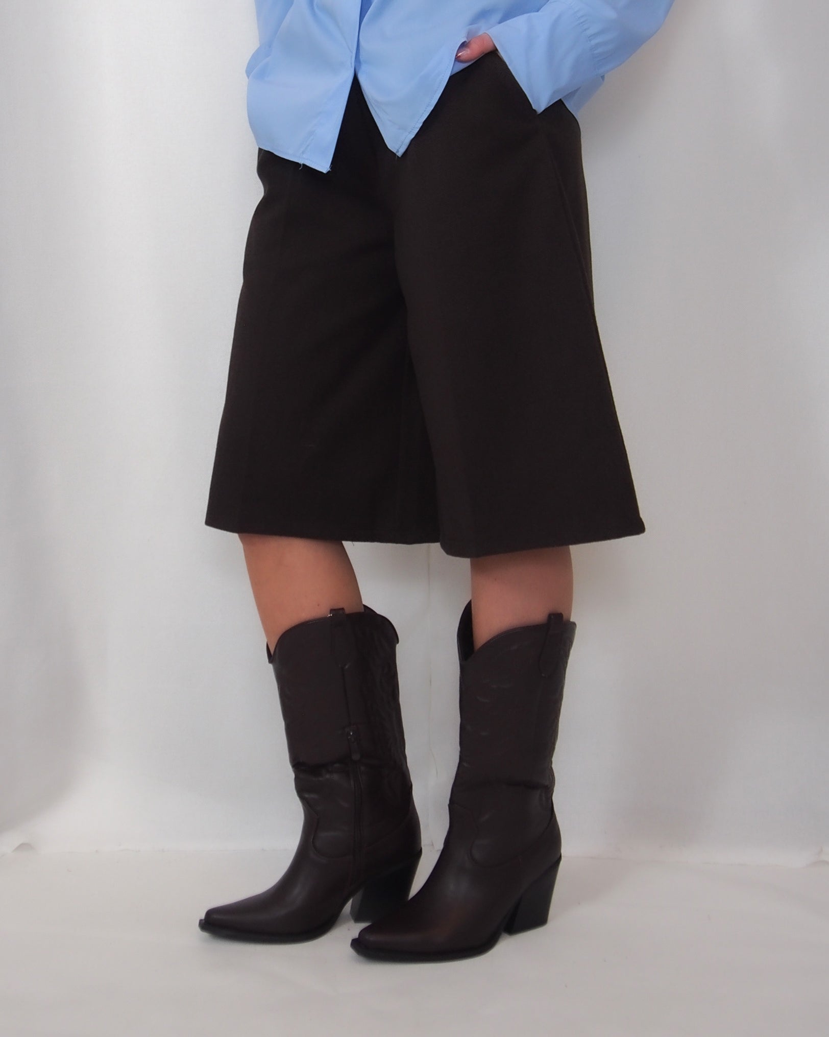 SHORTS/BERMUDA INVERNALI "BROWN"