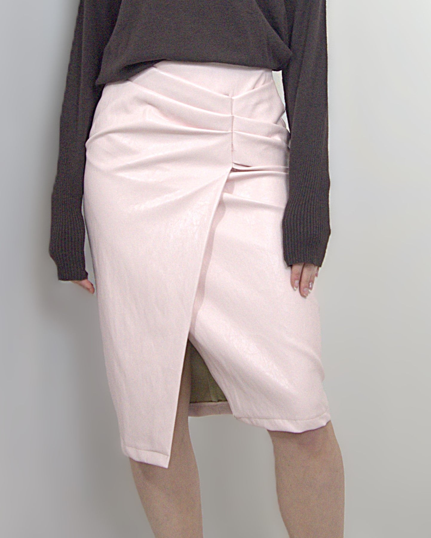 Gonna in ecopelle "TULIPANO"