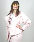 Giacca in ecopelle Rosa